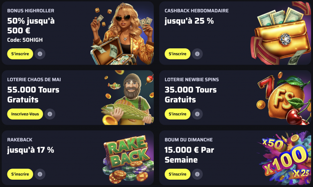 BDM Bet : Bonus